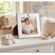 Bunny Sterling Silver 4x4 Picture Frame, Blue