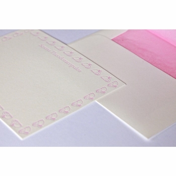 bunny the rabbits border kid's stationery