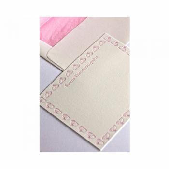 bunny the rabbits border kid's stationery