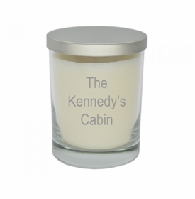 Cabin Glass Soy Candle