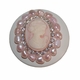 cameo brooch drawer knob