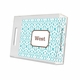 cameron teal lucite tray - small