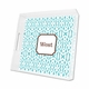 cameron teal lucite tray - square
