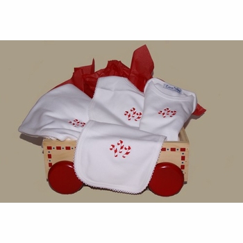 Candy Cane Bib