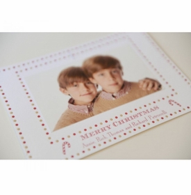 Candy Cane Holiday Card