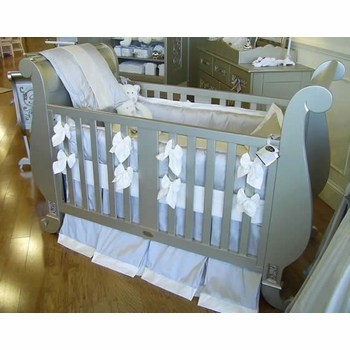 Capri Crib Bedding (Custom Colors Available) (Contact Us for Pricing)