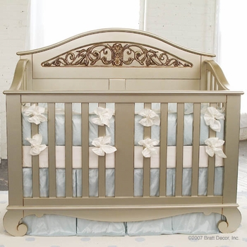Capri Crib Bedding (Custom Colors Available) (Contact Us for Pricing)