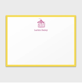 Carousel Personalized Kids Stationery