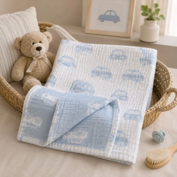 cars and trucks baby blanket