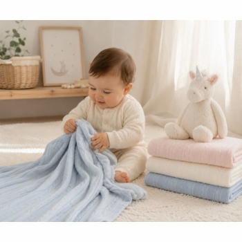cashmere-like baby blanket