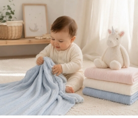 cashmere-like baby blanket