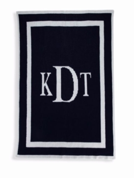 classic monogram blanket