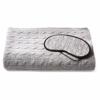 Cashmere Travel Blanket Set