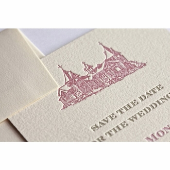 Castle Save the Date Card
