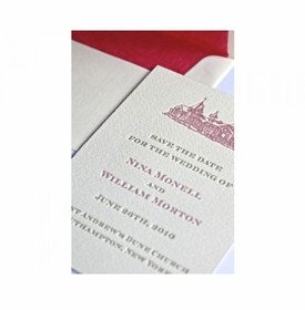 Castle Save the Date Card