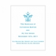 Catherine & Harold Wedding Program Cover Card