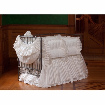 Celeste Crib Bedding (Custom Colors Available) (Contact Us for Pricing)