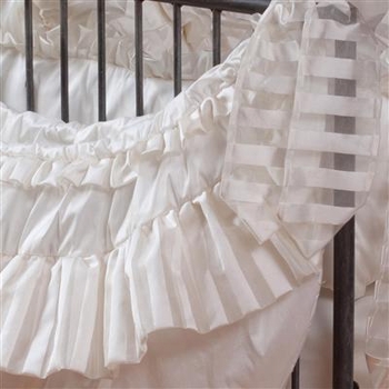 Celeste Crib Bedding (Custom Colors Available) (Contact Us for Pricing)
