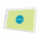 chain link lime lucite tray - large