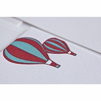 Charlie Ballons Baby Stationery