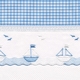 checker embroidered crib bedding by blauen