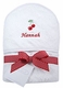 cherries personalized hooded towel