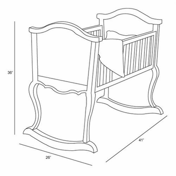 cherubini cradle - molding (versailles)