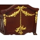 Cherubini Cradle with Gold Molding (Antique Cherry)