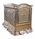 cherubini crib silver with gold gilding