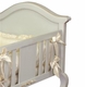 cherubini crib with caning (versailles finish, gold applique)