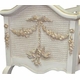 Cherubini Crib with Caning (Versailles Finish, Gold Applique)