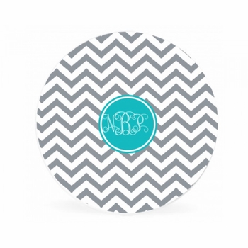 Chevron Children's Melamine Plate