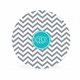 Chevron Children's Melamine Plate