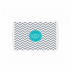 chevron children's melamine platter