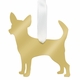 chihuahua christmas ornament - silver