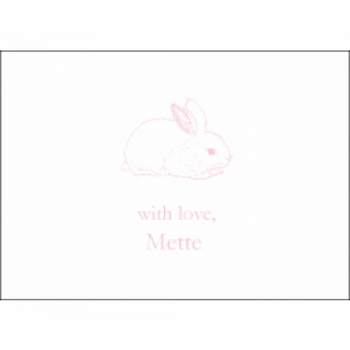 children's gift enclosures - bunny