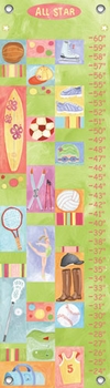 children's growth chart all-star girl