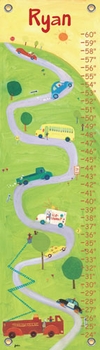 children's growth chart - up the hill
