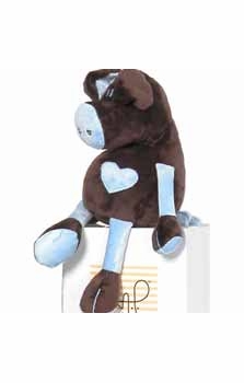 Chocolate and Blue Pig by Moncalin