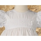christening dress with rose lace