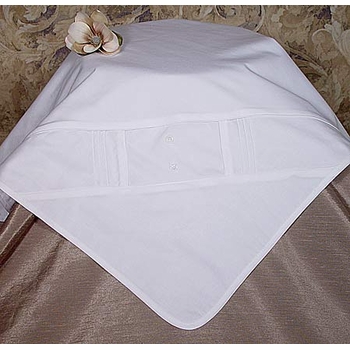 christening pintucked long pant coverall
