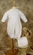 christening pintucked long pant coverall