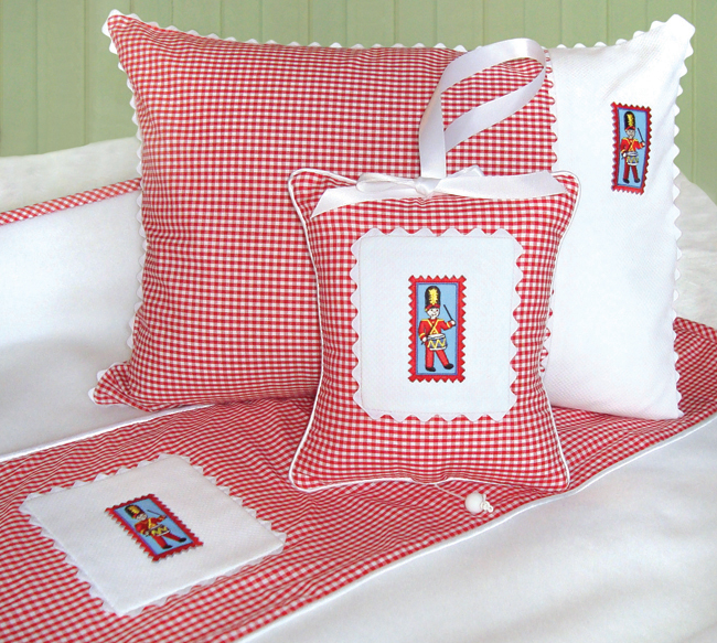 christmas baby bedding set (drummer boy) by blauen
