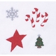 christmas bib and burp cloth set