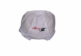 Personalized Christmas Holly Bloomers