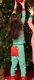 Christmas Pajamas - Candy Cane Green Stripe