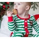 Christmas Pajamas - Candy Cane Green Stripe