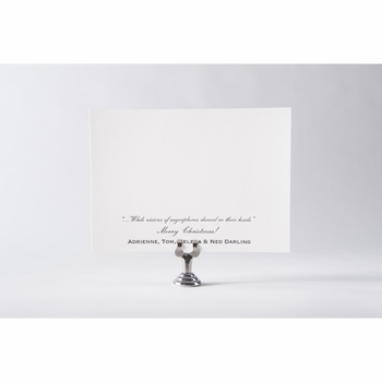 christmas quote note card