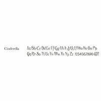 cinderella font