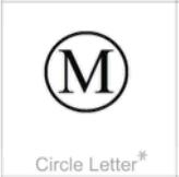 soundview millworks monograms and frames circle letter